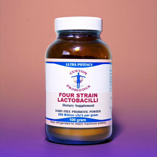 Custom Probiotics Ultra Potent Four Strain Lactobacilli