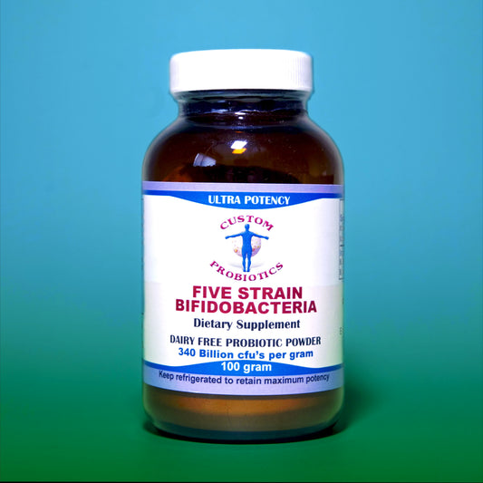 Custom Probiotics Ultra Potent Five Strain Bifidobacteria